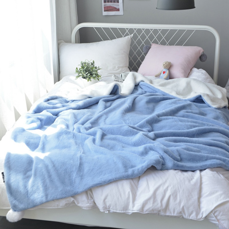 Faux Fur Plush Blanket