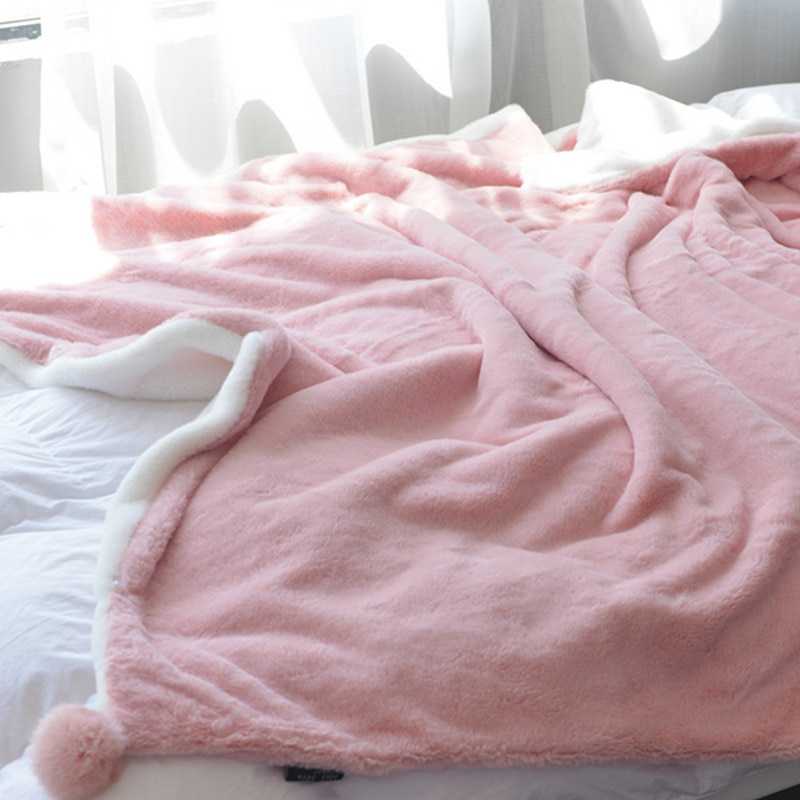 Faux Fur Plush Blanket