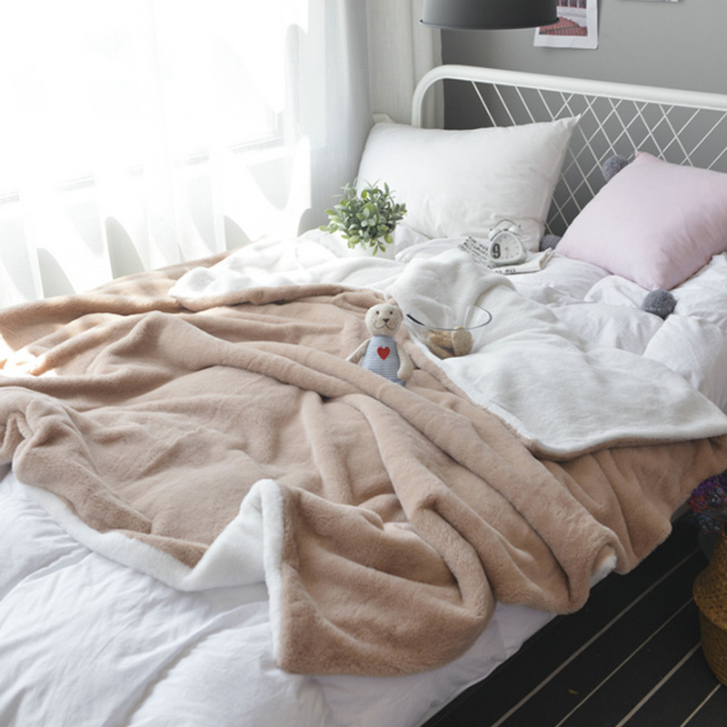 Faux Fur Plush Blanket