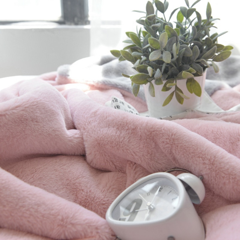 Faux Fur Plush Blanket
