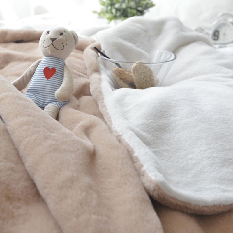 Faux Fur Plush Blanket