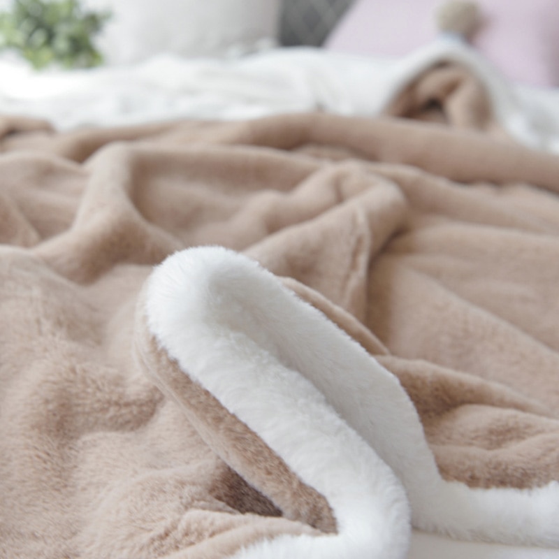 Faux Fur Plush Blanket