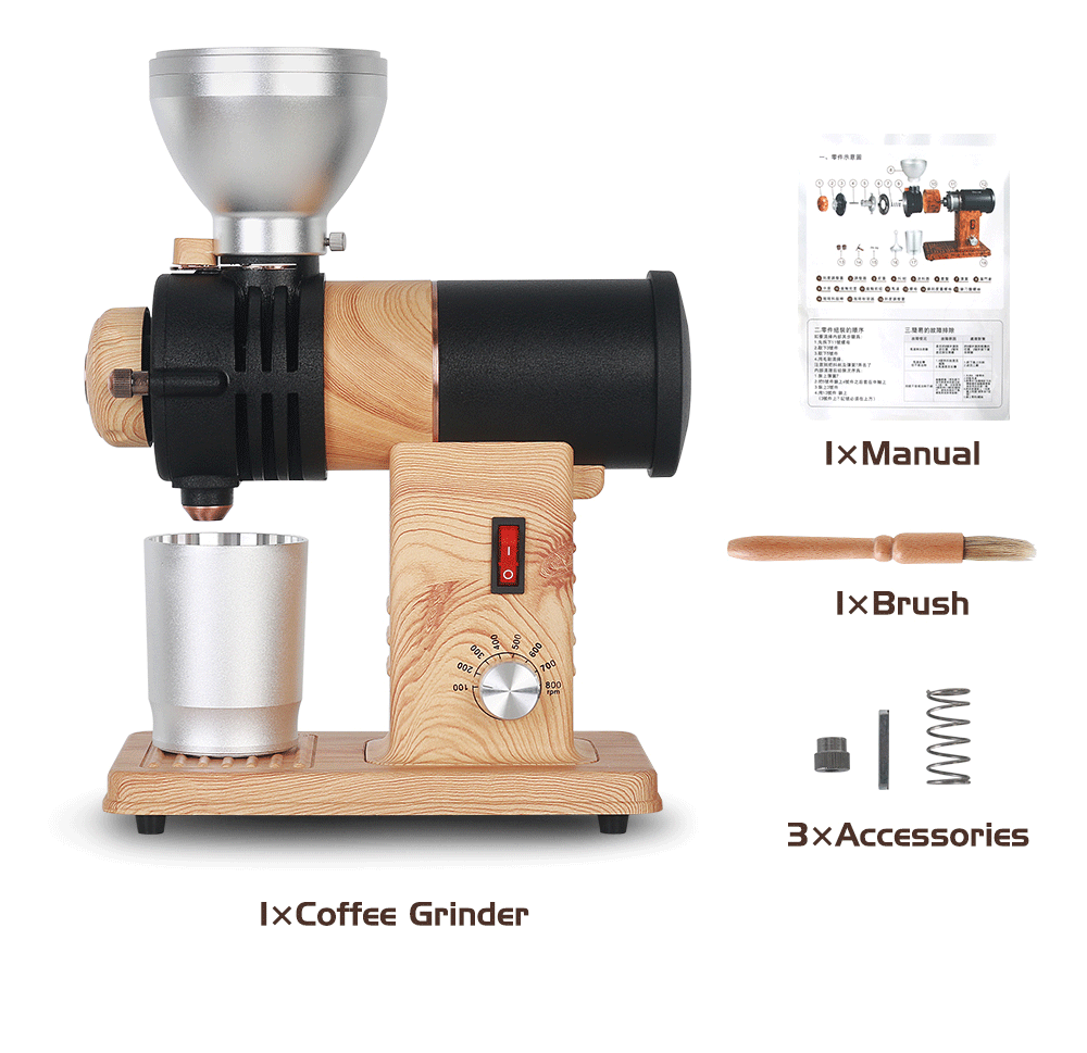 Electric Coffee Grinder with Aluminum Cup