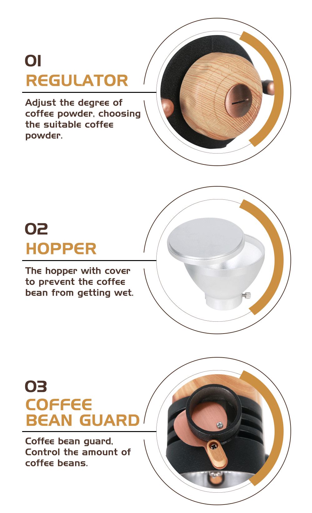 Electric Coffee Grinder with Aluminum Cup