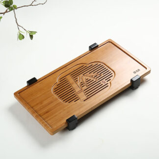 Traditional Chinese Bamboo Tea Tray