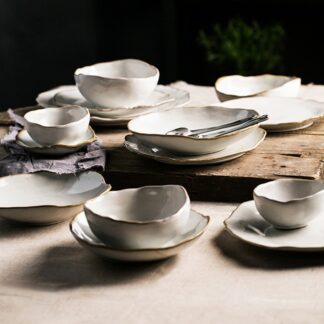 Nordic Ceramics Irregular Shaped Dinner Set