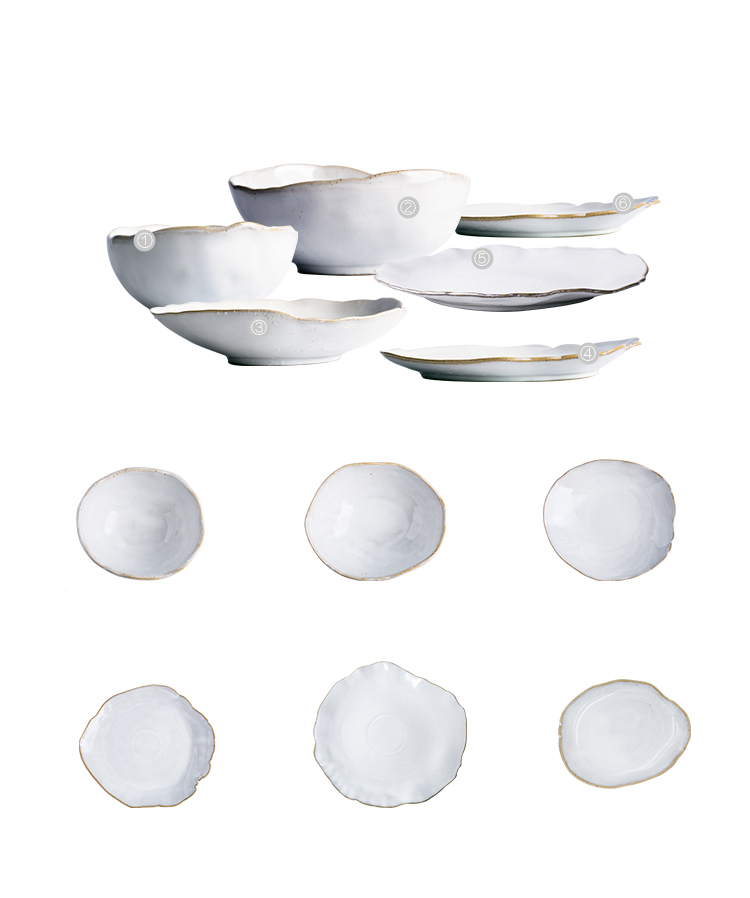 Nordic Ceramics Irregular Shaped Dinner Set