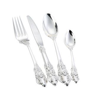 Luxury Durable Eco-Friendly Silver Flatware Set
