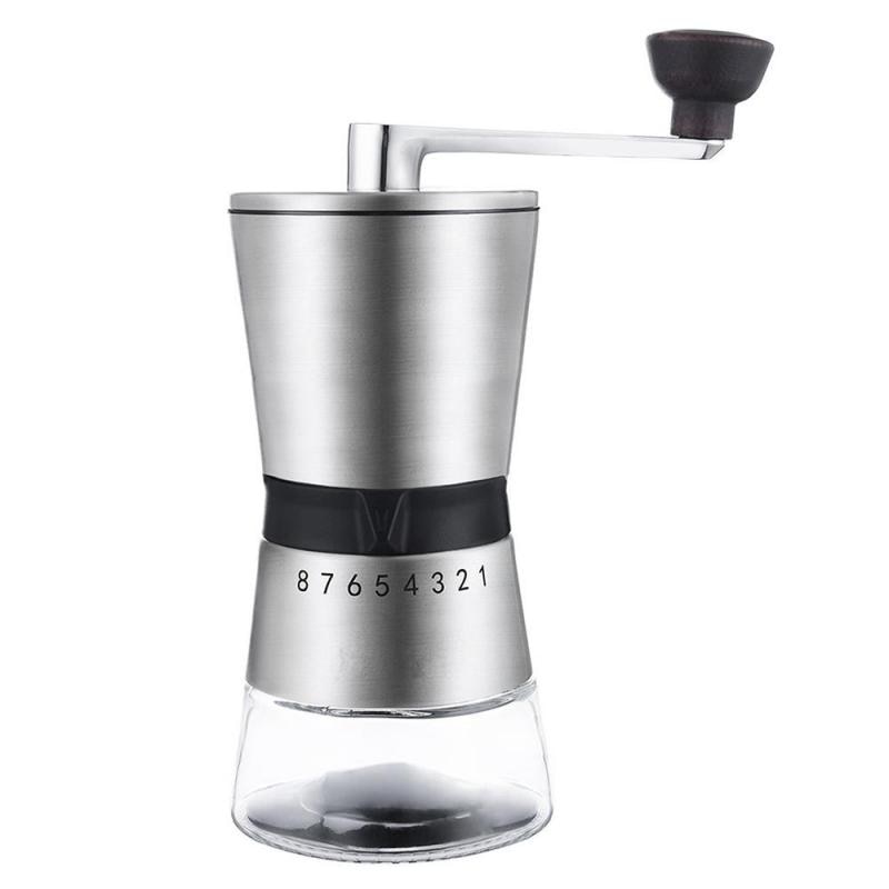 Steel Hand-Cranked Coffee Grinder