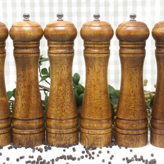 Eco-Friendly Handheld Wooden Spice Mills Set