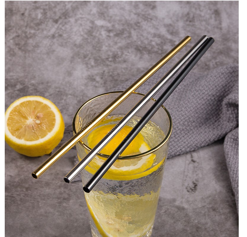 304 Stainless Steel Drinking Straws 4/8 Pcs Set 304 Stainless Steel Drinking Straws 4/8 Pcs Set