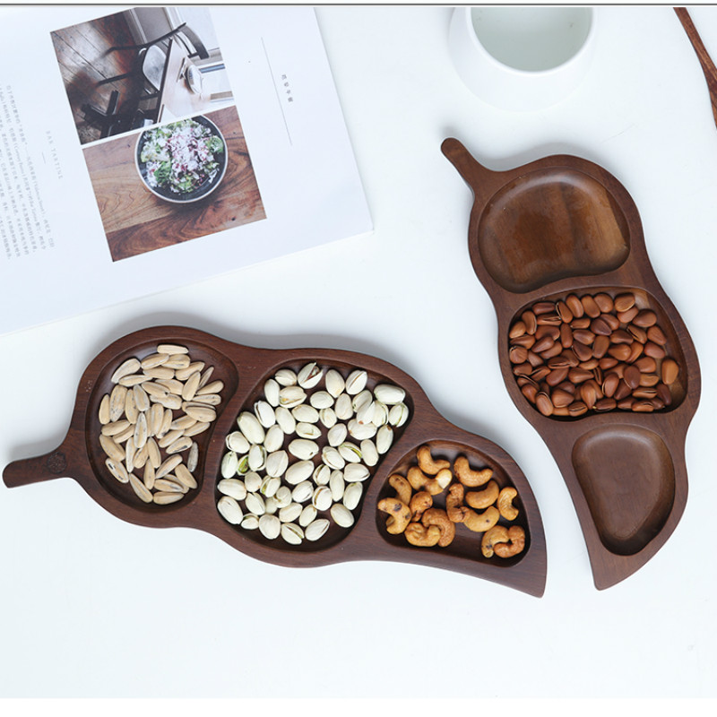 Creative Wood Snack Plate
