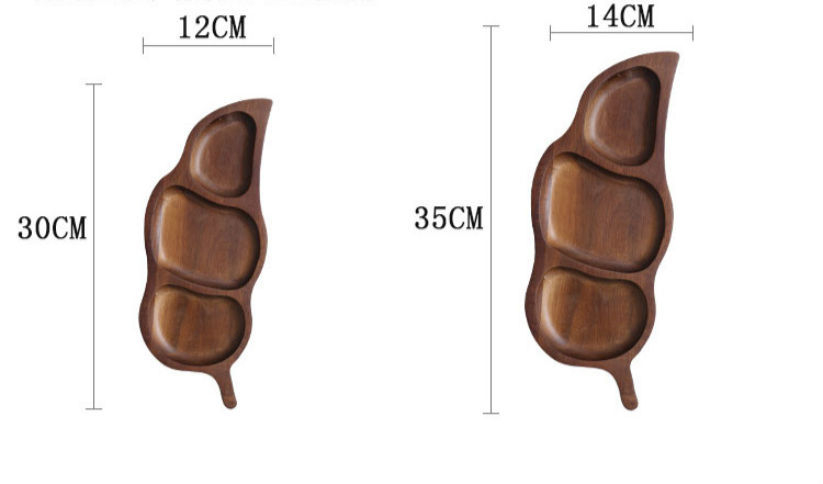 Creative Wood Snack Plate