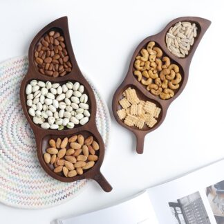 Creative Wood Snack Plate
