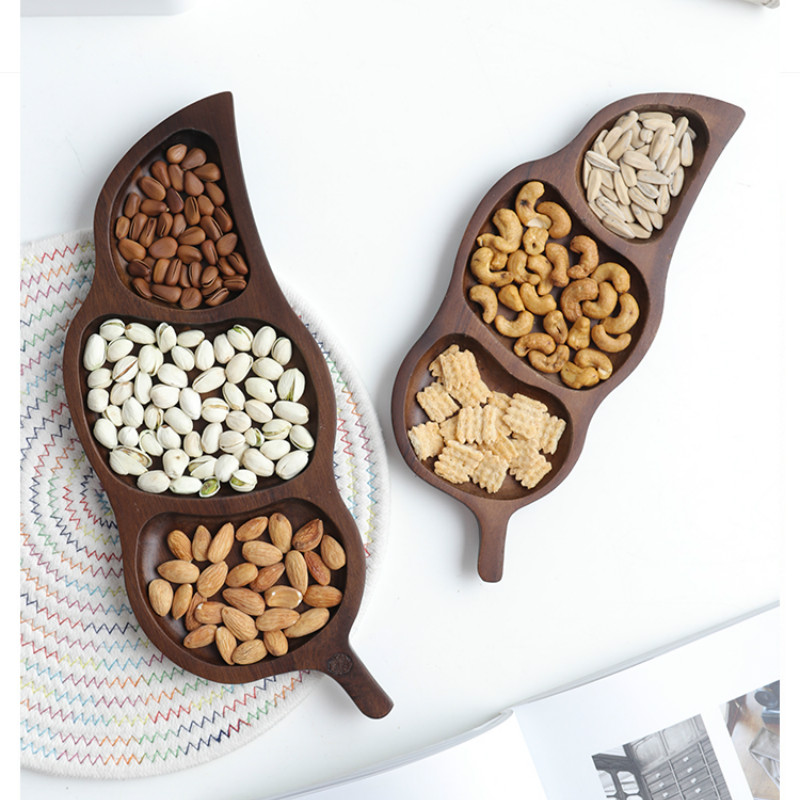 Creative Wood Snack Plate