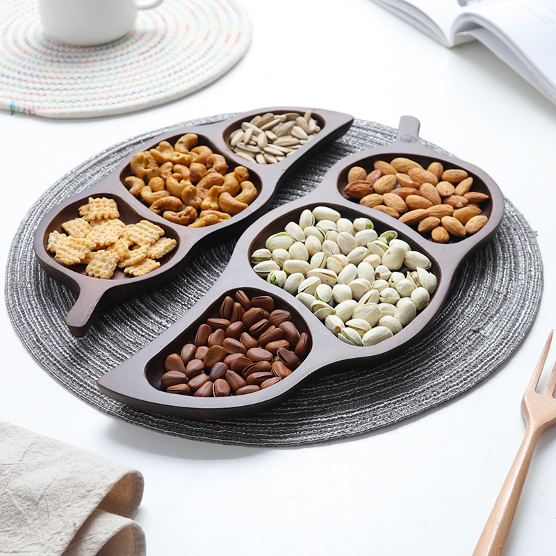 Creative Wood Snack Plate